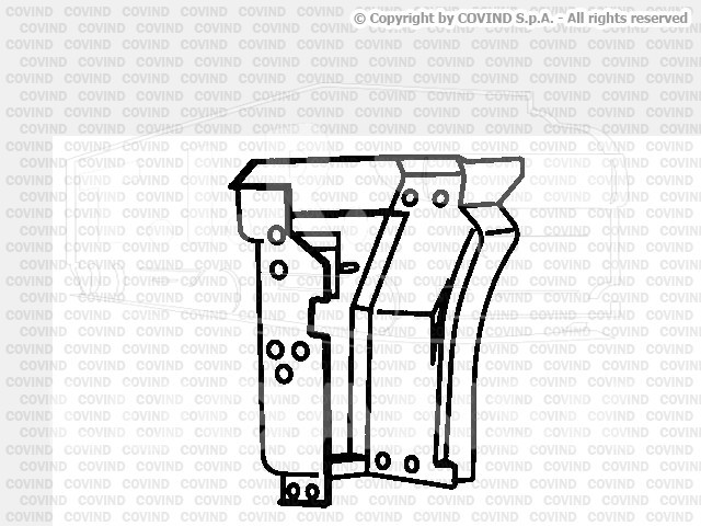 941/241, Подножка низ левая — Covind