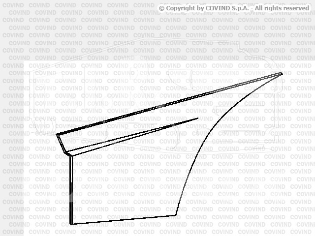 0FH/5, Накладка двери левая — Covind