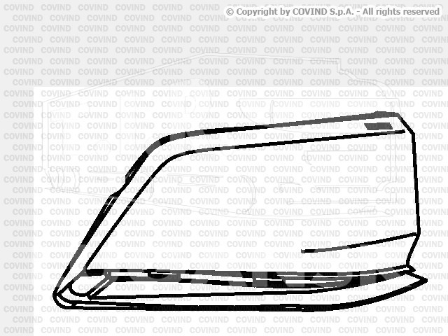 941/152, Обтекатель низ прав. — Covind