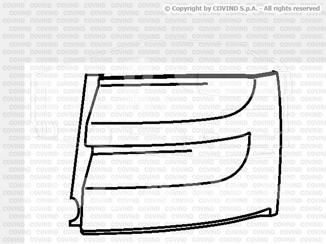 941/150, Обтекатель средний прав. — Covind