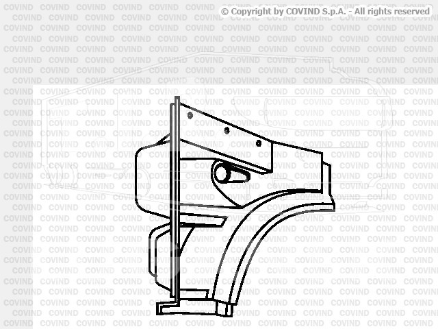 XF0/200, Подножка правая — Covind