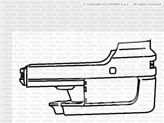 941/94, Облицовка фары прав — Covind