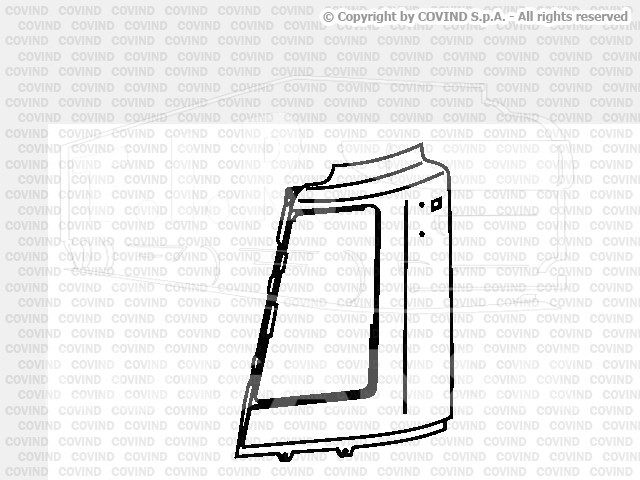 2FH/134, Рамка фары RH — Covind