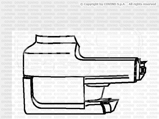 941/92, Облицовка фары прав — Covind