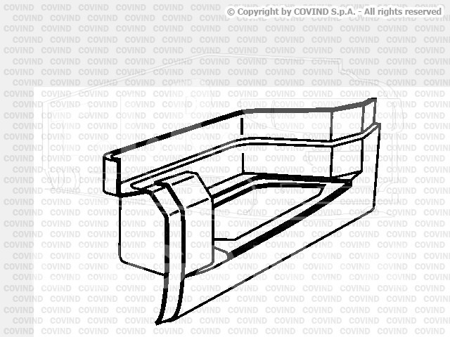 CF0/241, Подножка кабины лев. — Covind