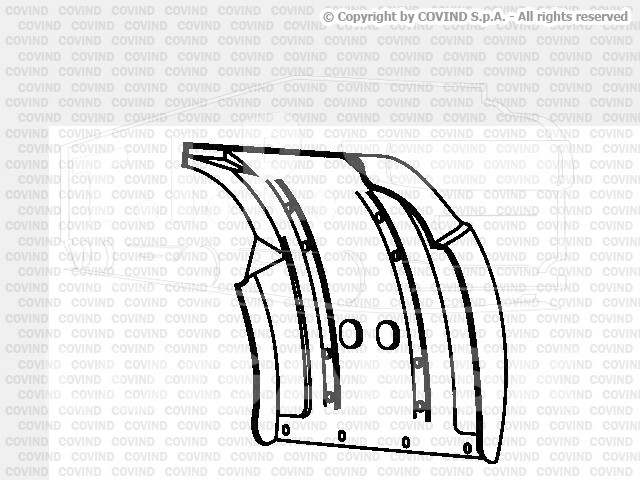 XF0/321, Крыло перед. задняя часть лев. — Covind
