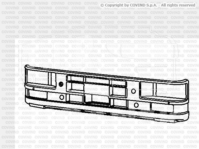 120/90, Бампер пластиковый — Covind