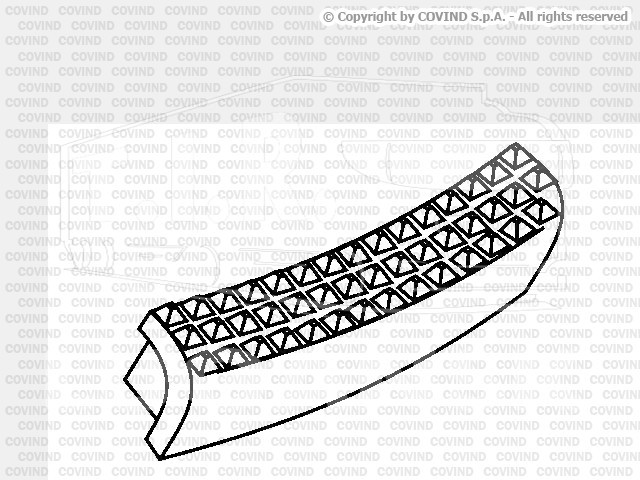 540/243, Накладка подножки лев — Covind