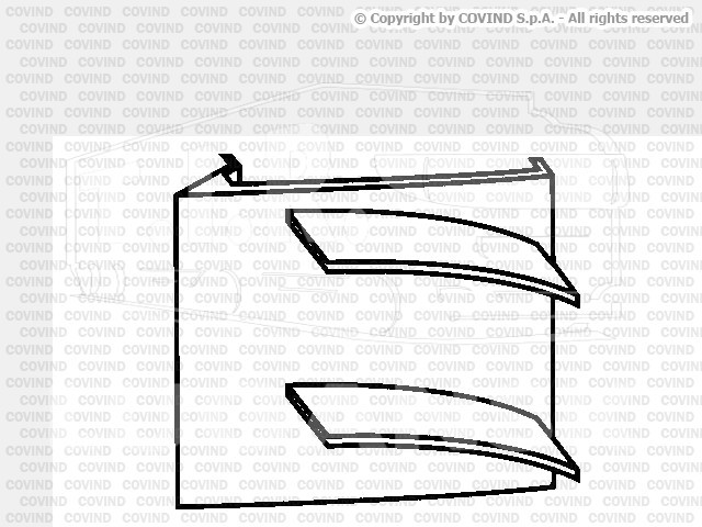 943/153, Дефлектор левый — Covind