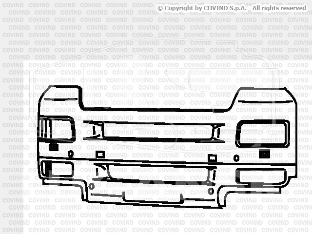 MLX/ 90, Бампер пластиковый — Covind