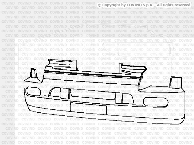 385/ 95, Бампер пластиковый — Covind