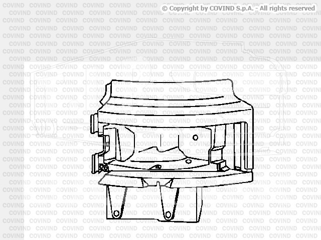 144/155, Рамка фары LH — Covind