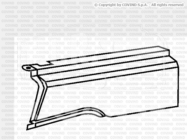 2FH/207, Накладка переднего крыла LH — Covind
