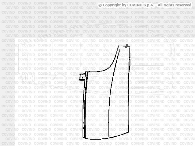 0FM/160, Дефлектор правый — Covind