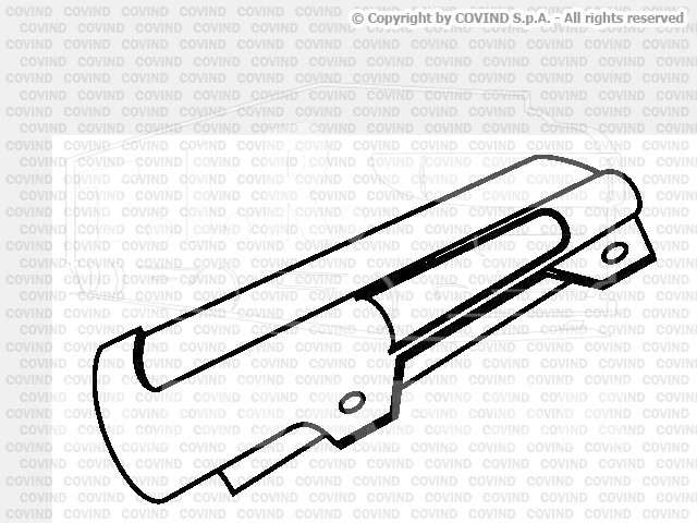 0FH/ 94, Планка рамки фары RH — Covind