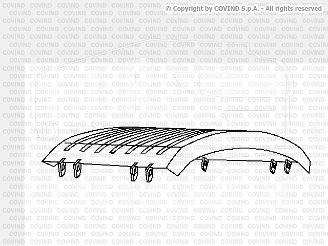 0FH/515, Крыло заднее средняя часть — Covind