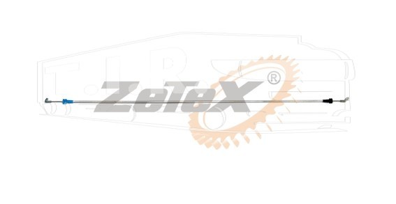 87-45605-SX, Тяга замка двери лев — STELLOX
