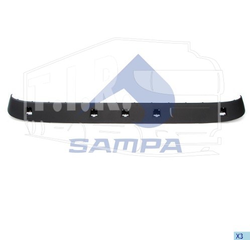 1830 0059, Козырек солнцезащитный — Sampa