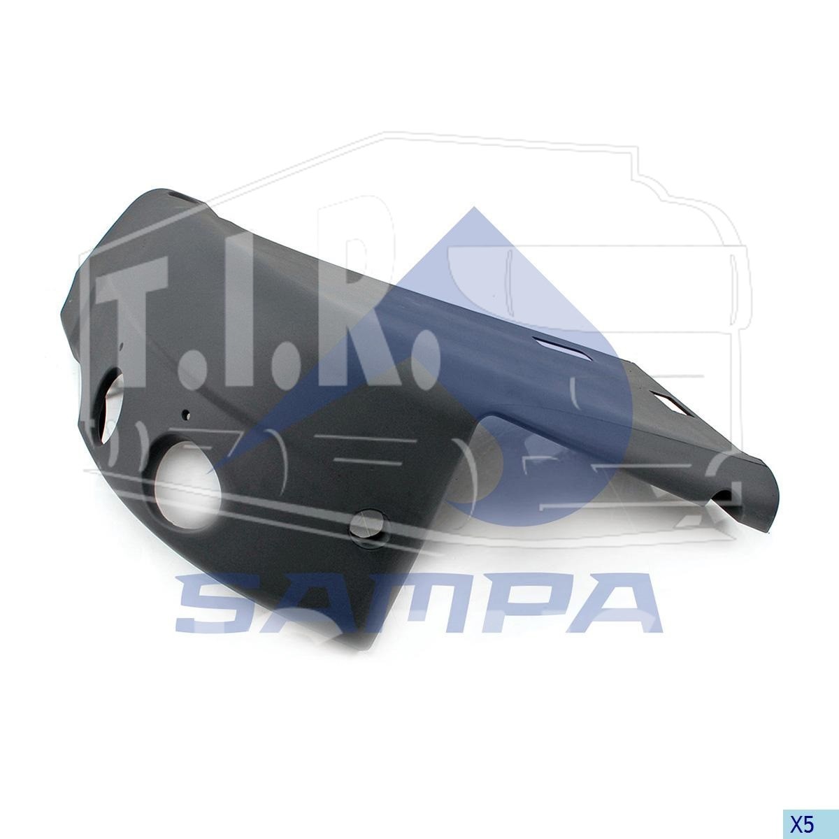 1840 0437, Бампер прав — Sampa