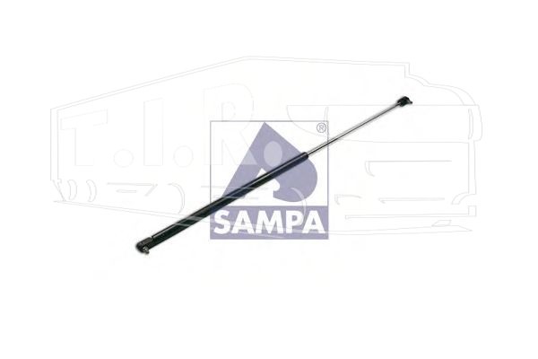 Амортизатор решетки 755mm/220N