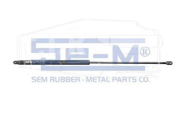 SEM8391, Амортизатор решетки 600MM/700N — SEM