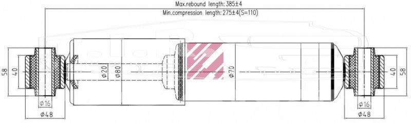 M6000001, Амортизатор — Marshall