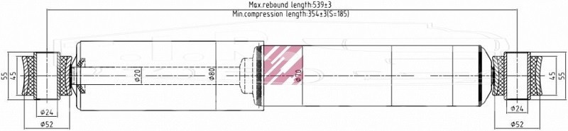 M6000008, Амортизатор — Marshall