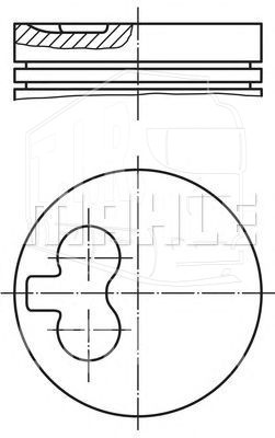 029 96 01, Поршень — Mahle