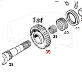 Шестерня 1ST- 39 T.