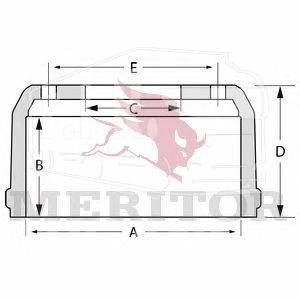 MBD1004, Барабан тормозной 410*220 — Arvin Meritor