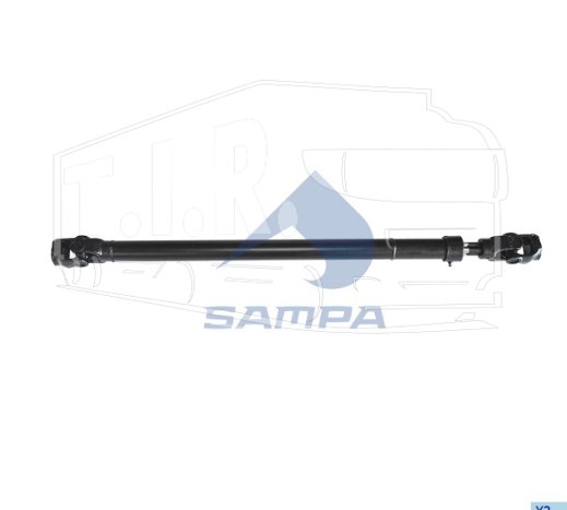 035.392, Вал рулевой 789 mm — Sampa