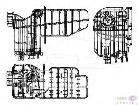 8MA 376 705-461, Бачок расширительный — Hella