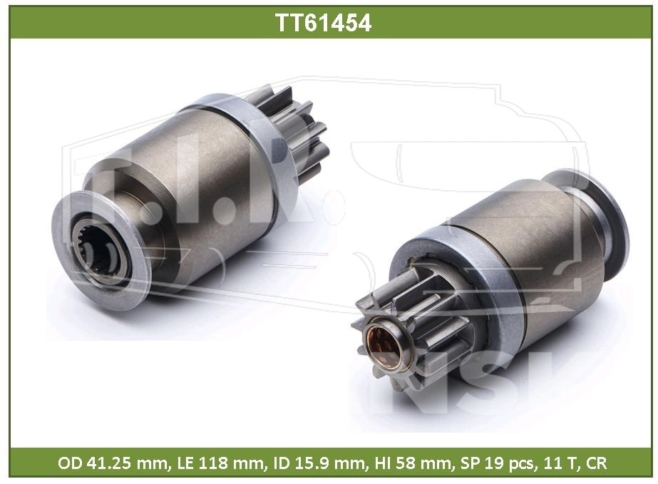 TT61454, Бендикс 11 зубьев — Tesla