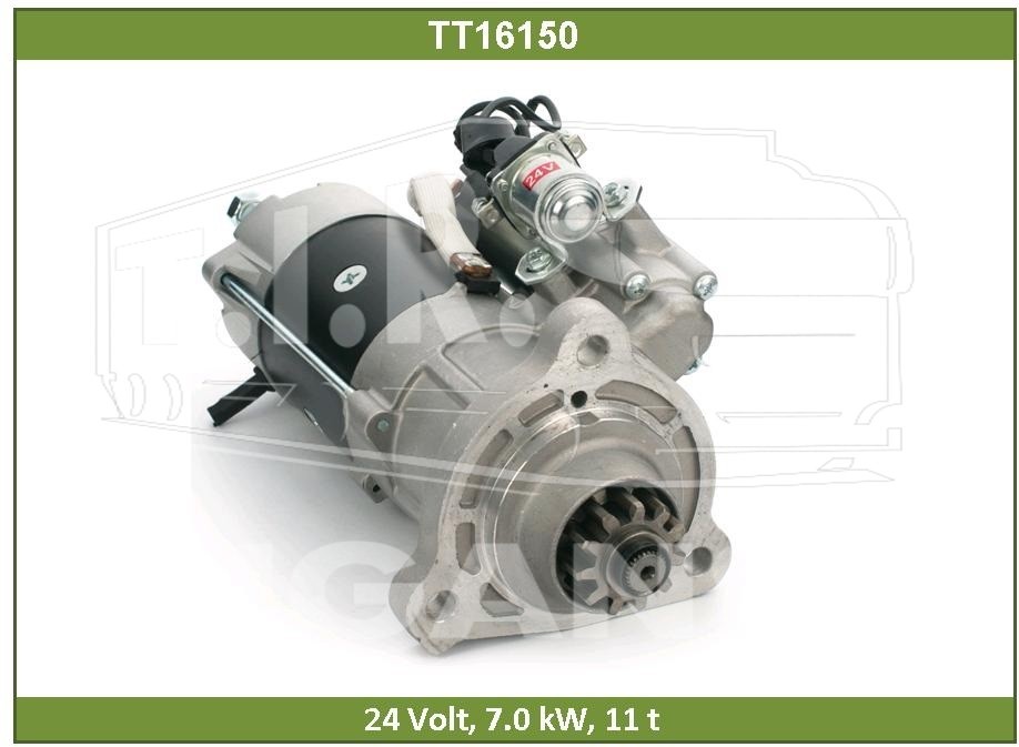 Стартер 24V 7kW 11t (длинный)