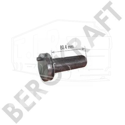 BK1620201AS, Болт самоподвода суппорта — Bergkraft