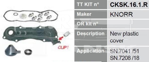 CKSK.16.1.R, Р-к суппорта крышка задняя — Trucktechnic