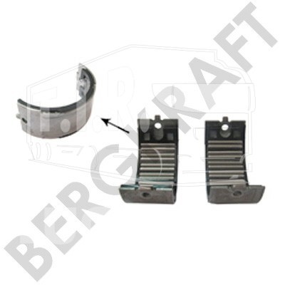BK8500362, Подшипники суппорта — Bergkraft