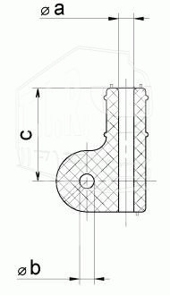 Мембрана клапана 6mm Г образный