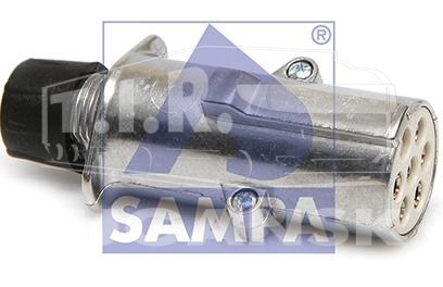 Вилка электрическая S алюминий