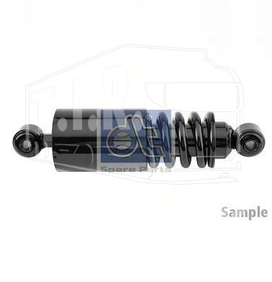 3.83021, Амортизатор кабины задний — Diesel Technic