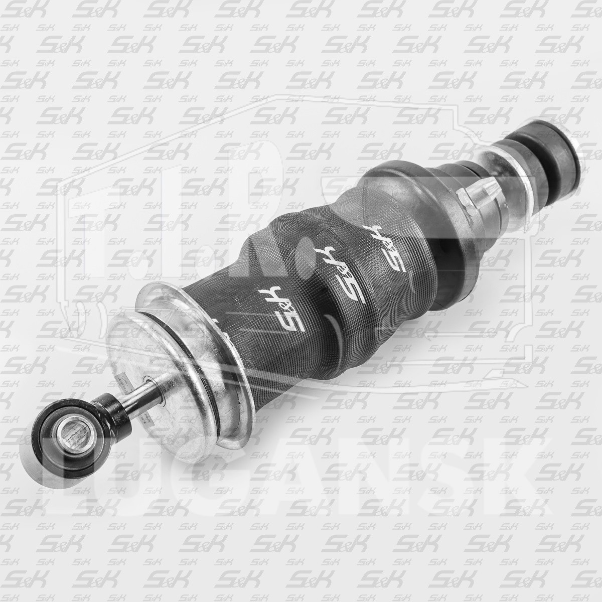 SK-4690015-01, Амортизатор кабины перед (пневмо) — S&K GMBH