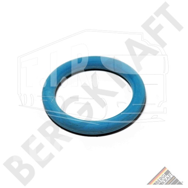 BK8700737, Кольцо уплотнительное 45*8 турбины — Bergkraft