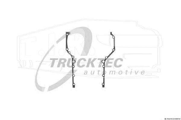 01.10.021, Прокладка картера маховика к-т из 2 шт — Trucktec