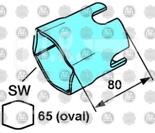 03.364.20.02.0, Ключ ступичный BPW 65 — BPW