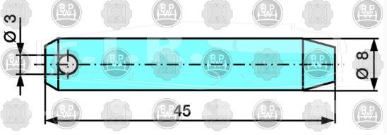 03.084.71.17.0, Стопор гайки /палец — BPW