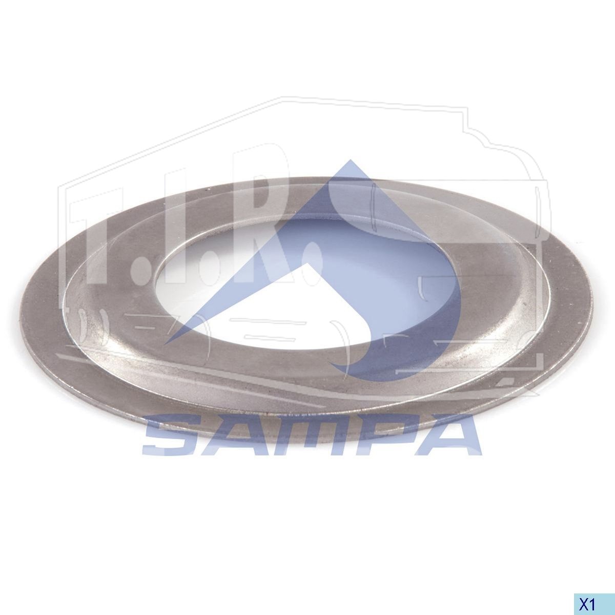 022.089, Кольцо маслоотражательное ступицы 57*109,5*6,5 — Sampa