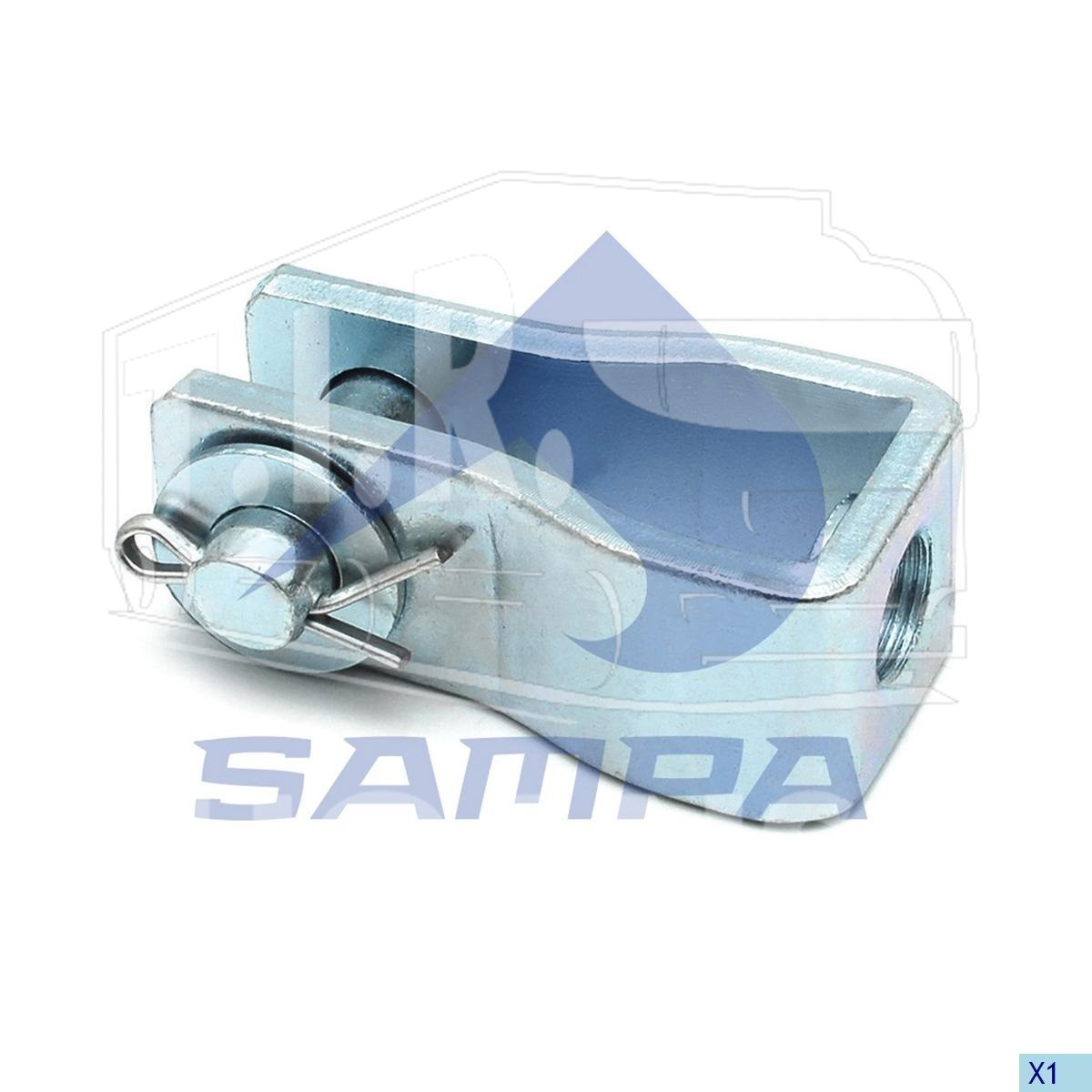 096.3827, Вилка энергоаккумулятора кор. — Sampa