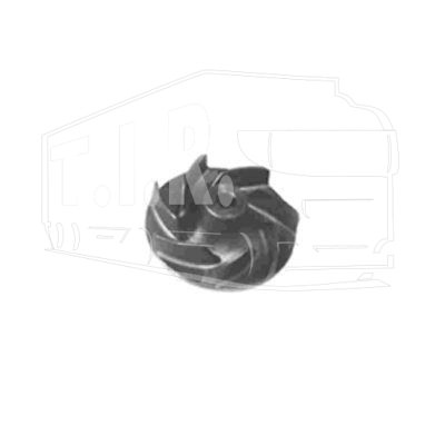 BK8803410, Крыльчатка помпы — Bergkraft