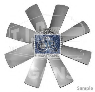2.15509, Вентилятор радиатора в сборе — Diesel Technic