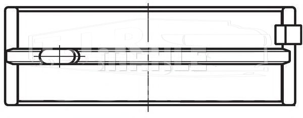 038HL20100 000, Вкладыши коренные STD — Mahle